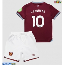 West Ham United Lucas Paqueta #10 Heimtrikotsatz Kinder 2025-26 Kurzarm (+ Kurze Hosen)